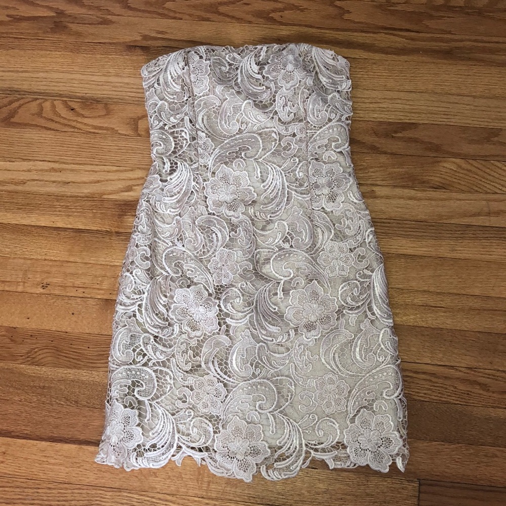 Adrianna Papell Love strapless dress